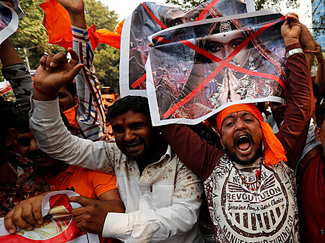 В Индии устроили акцию протеста из-за фильма