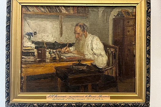 Выставку о дружбе Льва Толстого и Леонида Пастернака открыли потомки художника