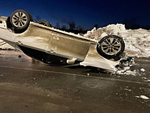 В Хабаровском крае пьяный водитель опрокинул машину, убегая от полиции
