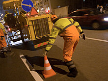 На Новом Арбате с 13 по 20 августа нанесут дорожную разметку