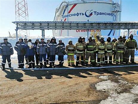 Сотрудники АО "Транснефть - Приволга" провели плановое пожарно-тактическое учение на НПС в Самарской области