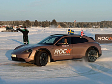 Porsche Taycan установил рекорд Гиннесса по «пончикам»