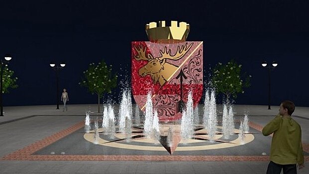 Звезда вместо герба: в Гусеве изменили проект городского фонтана