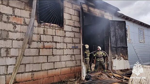 В пожаре на улице Пойма в Ижевске погиб мужчина