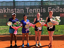 Теннисистки из спортивного вуза победили в Казахстане в турнире ITF
