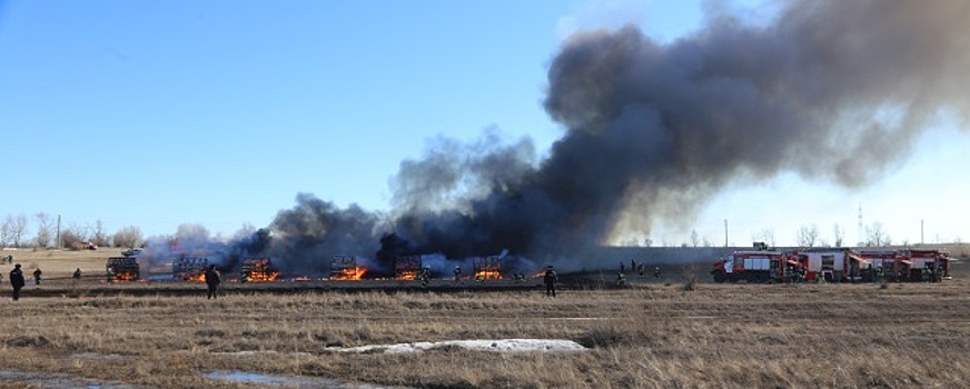 В Воронежской области начались ландшафтные пожары