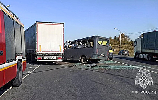 В ГИБДД назвали причину ДТП в Нижегородской области с грузовиком и маршруткой