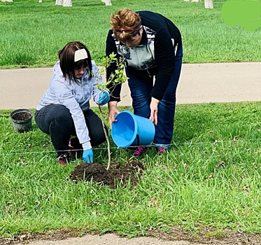 В Газыре прибрали и озеленили зону отдыха