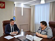 Роман Бусаргин провел встречу с главой Лысогорского района Валентиной Фимушкиной