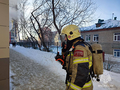 В Новосибирске при пожаре в подвале гимназии погиб мужчина