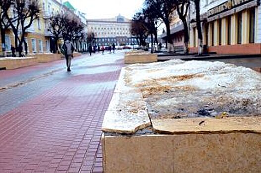 Зимовка не удалась. Почему улица Ленина в Орле стала разрушаться?