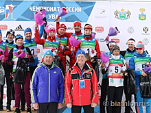 Красноярские биатлонисты выиграли смешанную эстафету на чемпионате России в Увате (видео)