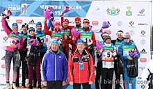 Красноярские биатлонисты выиграли смешанную эстафету на чемпионате России в Увате (видео)