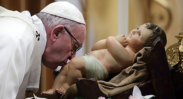 Папа Франциск посвятил новогоднюю мессу материнству