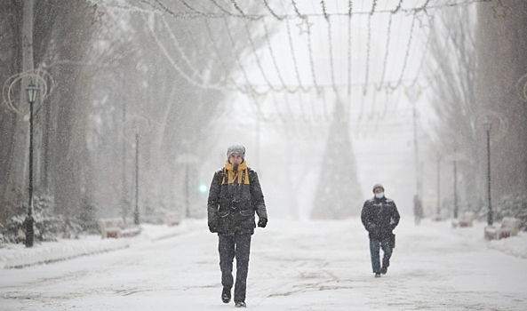 В Волгограде 5 февраля ожидается снегопад при - 3 градусах