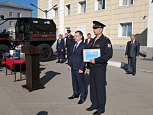 Квадроцикл и тепловизоры передала мэрия Новосибирска бойцам Росгвардии