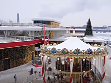 На Пушкинской набережной праздничные ярмарки будут работать до конца января