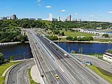 Крылатский мост в Хорошево-Мневниках стал шире в два раза