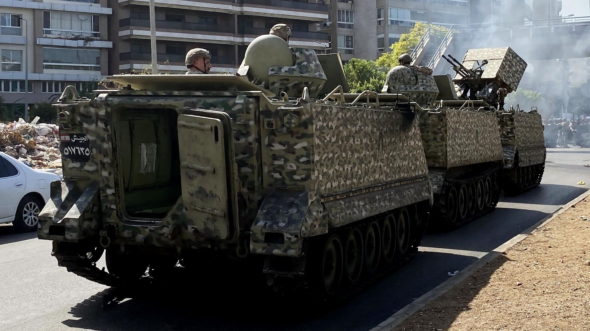 Бойцы Хезболлах поразили ракетой броневик Humvee на севере Израиля