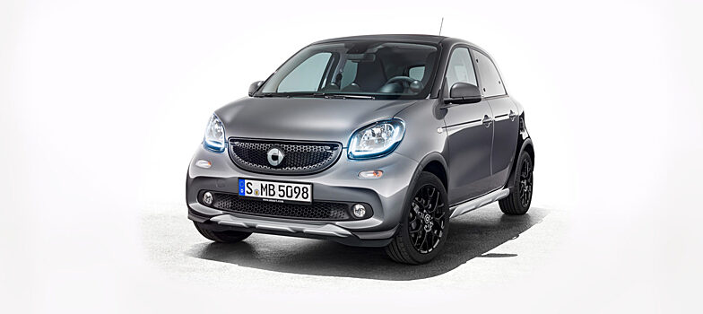 Smart forfour crosstown на пути в Россию