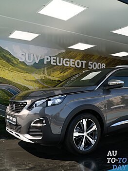 В Киеве появился необычный арт-объект с участием Peugeot 5008