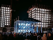 В России строящийся ЖК стал героем фестиваля медиаискусства