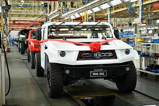 Концерн Dongfeng приступил к сборке гражданской версии китайского пикапа Hummer H1