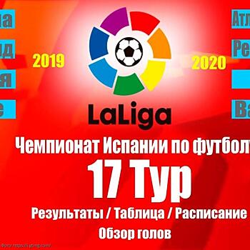 Ла лига 2019/2020 турнирная таблица и расписание матчей на март