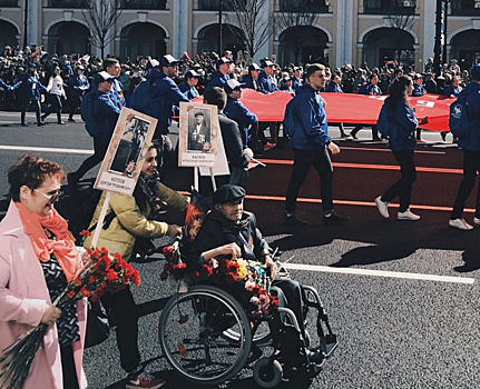 В колонне «Бессмертного полка» насчитали около миллиона петербуржцев