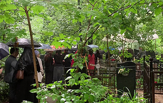 Юрия Еремина похоронили на Миусском кладбище