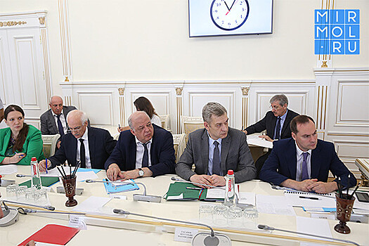 Под руководством Владимира Васильева обсужден ряд актуальных вопросов социально-экономического развития Дагестана