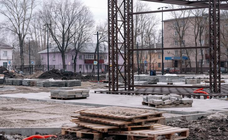 В Курске к 1 июня возле Дворца молодежи откроется парк