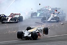 Пугающая авария на Гран-при Великобритании Ф-1: как это было. Фото
