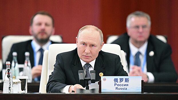 Путин заявил о росте совокупного ВВП стран ШОС