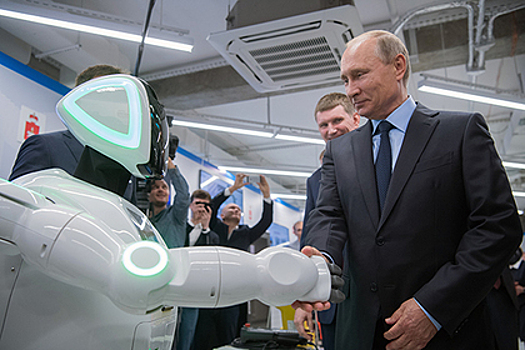 Путину представили пермского робота-промобота