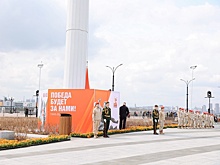 Копию Знамени Победы подняли на самый высокий флагшток Дальнего Востока