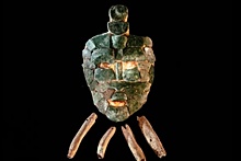 Потрясающая нефритовая маска найдена в гробнице правителя майя