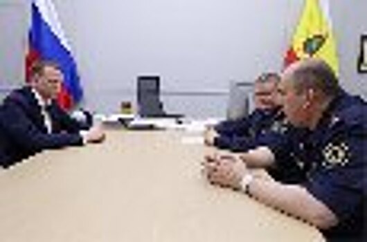 Губернатор Рязанской области Павел Малков провел очередную рабочую встречу с главным инспектором УИС ФСИН России Владимиром Казанцевым и начальником УФСИН Александром Комковым