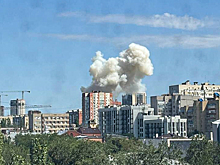 Появилось видео удара беспилотника по жилому дому в Ростове