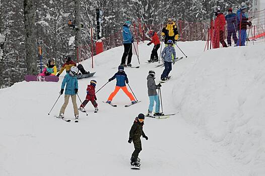 Лыжников в Сочи предупредили об опасности на горном курорте