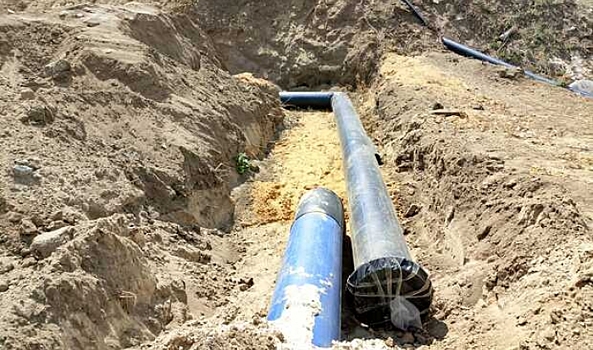 В Советском районе Волгограда завершается укладка нового водовода