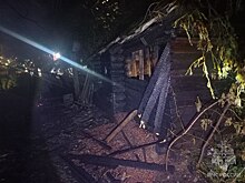 Заброшенное здание сгорело на улице Родионова в Нижнем Новгороде