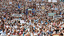 На Крестный ход в Киеве вышли 250 тысяч человек