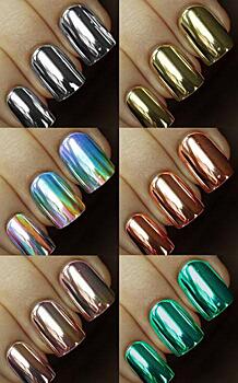 Как сделать маникюр металлик: пошаговая инструкция и фото