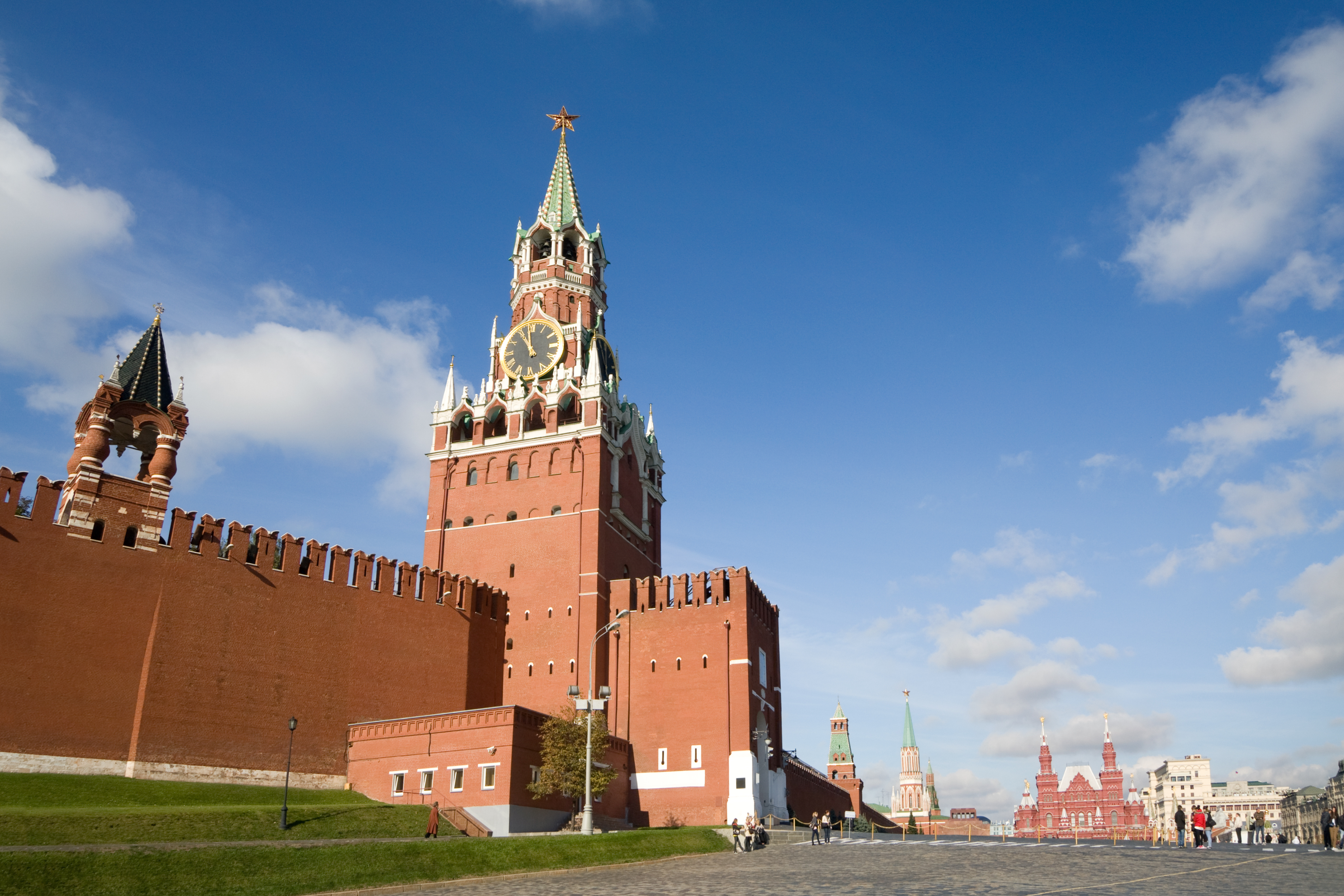 Спасская башня, Кремль, Москва, Россия, Европа