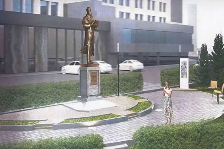 Памятник основателю НЭТИ на проспекте Маркса выставлен на общественное обсуждение в Новосибирске