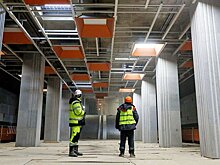 На станции "Новаторская" Троицкой линии метро завершаются монолитные работы