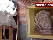 Под Петербургом нашли двухвековую голову атланта, почти 80 лет пролежавшую в подвале