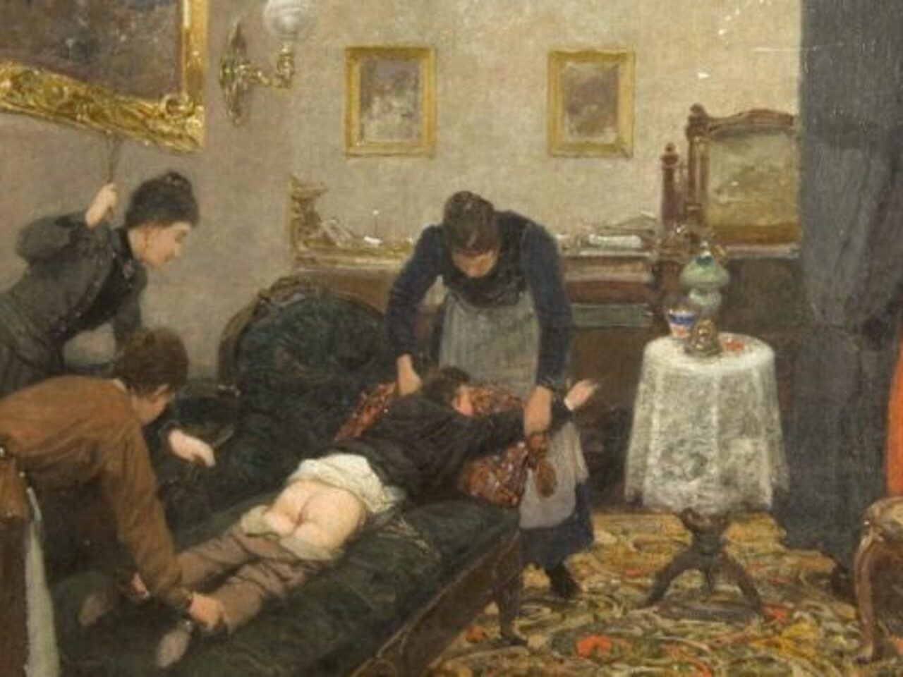 порка розгами 