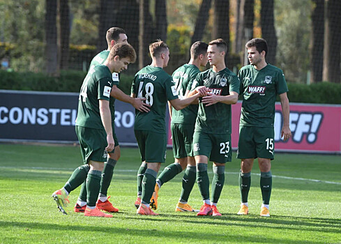 «Краснодар-2» вымотал «Томь» атаками и одержал победу 2:0